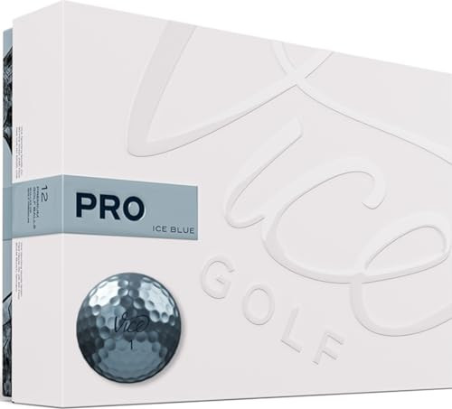 VICE Pro Golf Balls, Pro Ice Blue (One Dozen) | Amazon (US)