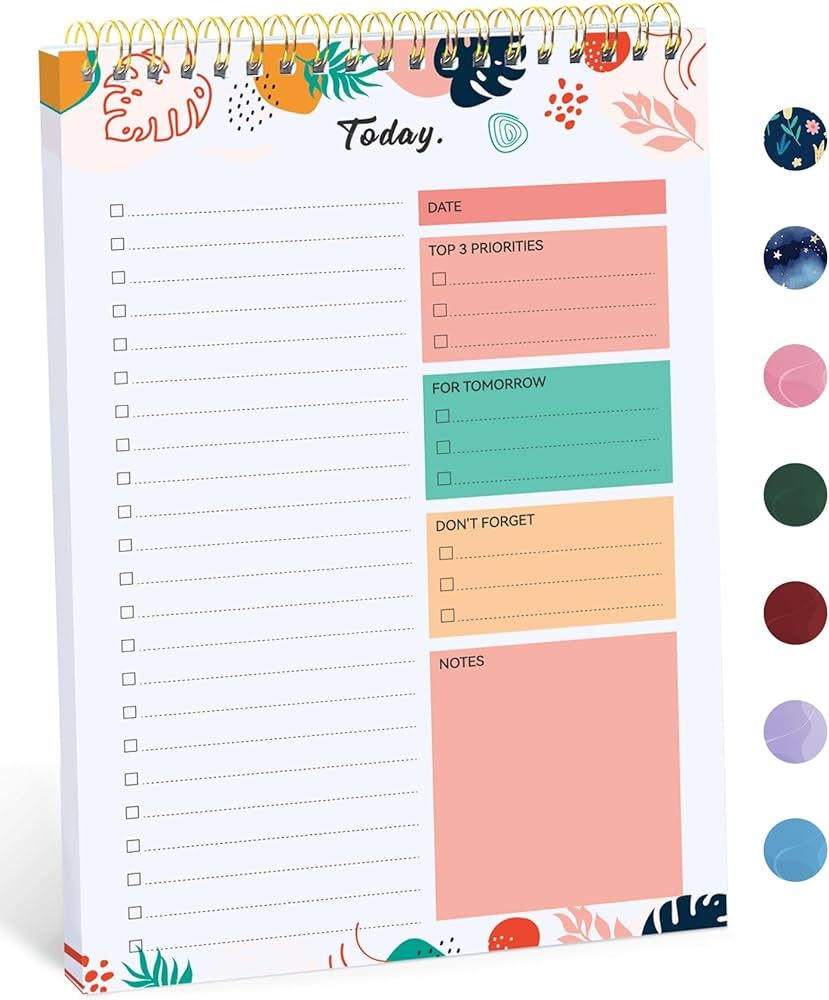 To Do List Pad - To Do List Notebook for Work with 52 Sheets, Undated Daily Planner Perfect for D... | Amazon (US)
