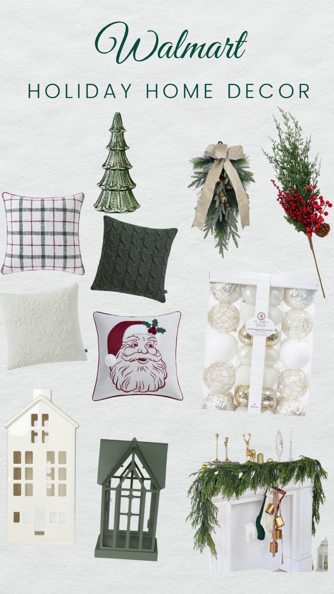 Walmart holiday home decor!

#LTKSeasonal #LTKHoliday #LTKHome