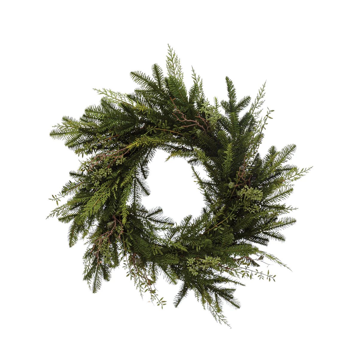 MIXED EVERGREEN WREATH | Cooper at Home