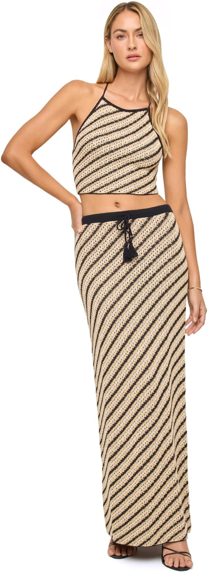L*Space Bianca Top for Women, Tip the Scales Stripe | Amazon (US)