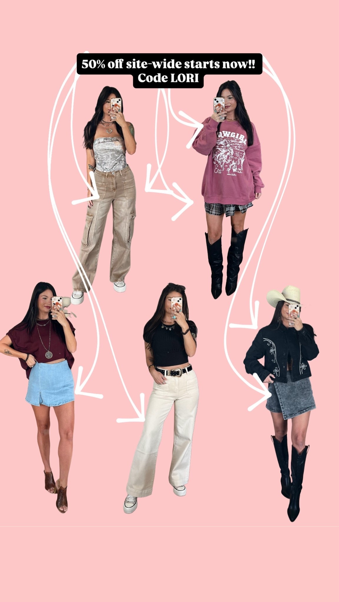 50% off site-wide sale starts now!! Code LORI at checkout 

#LTKCyberWeek #LTKSeasonal #LTKootd