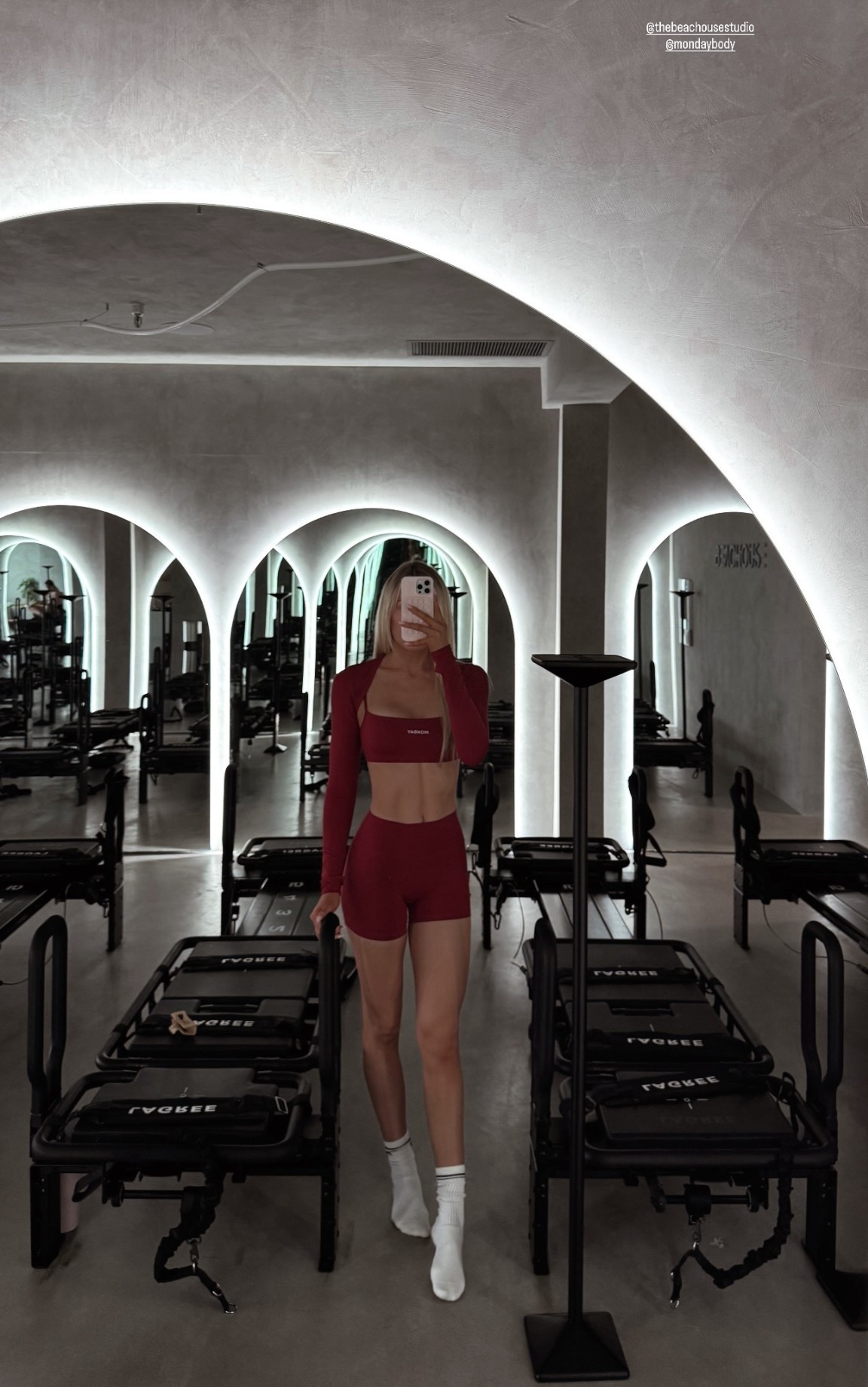 Obsessed w this Monday Body burgundy workout set ❤️

#LTKStyleTip #LTKActive