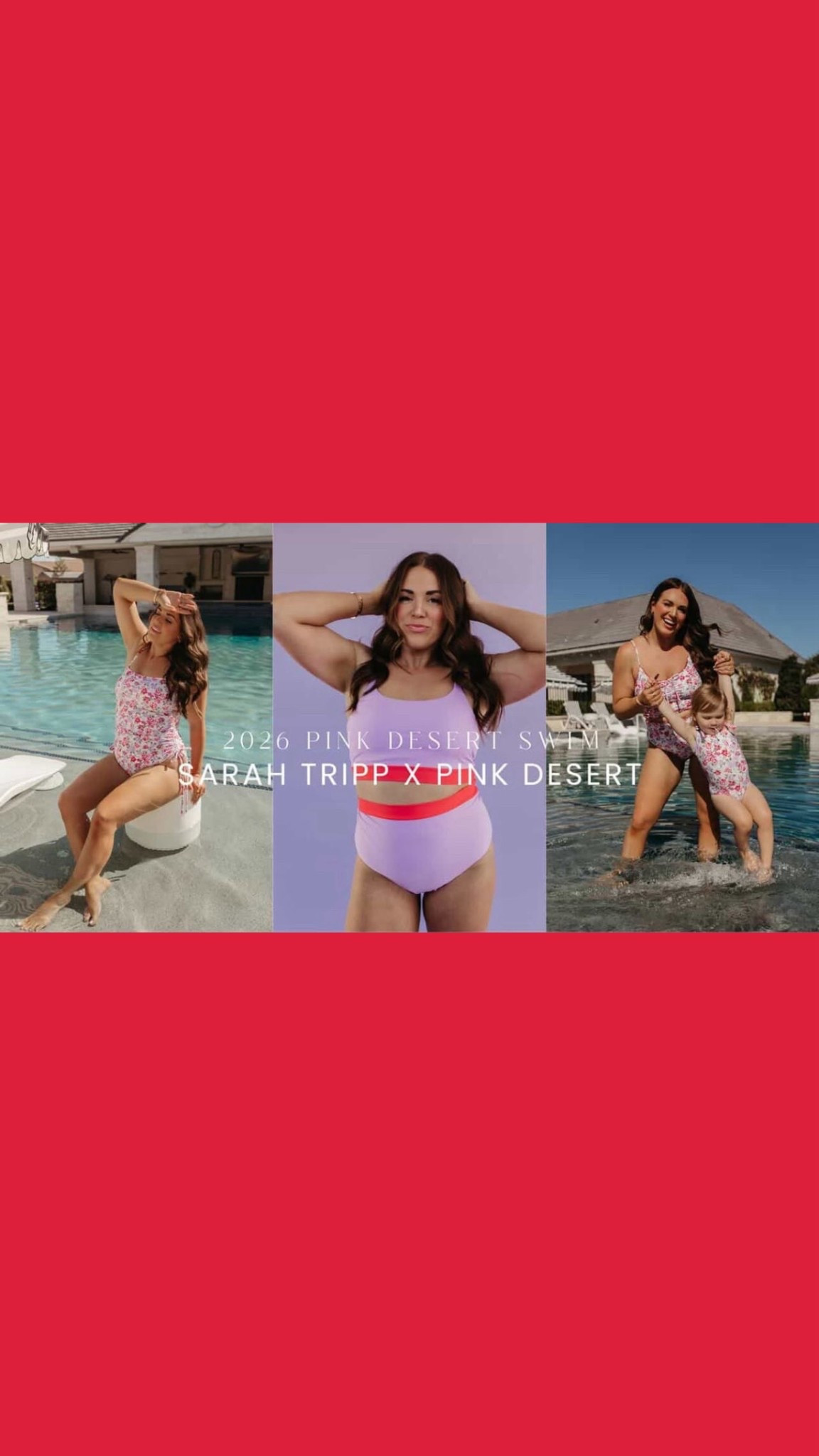 my 2026 swim collection with Pink Desert is LIVE! i’m wearing size large in everything ❤️💜

#LTKSeasonal #LTKSwim #LTKMidsize