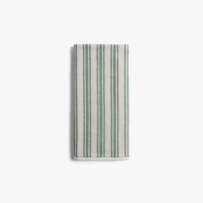 Striped Supersoft Bath Hand Towel Jade & Parchment - Parachute for Target | Target