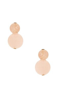 Jennifer Behr Cara Earrings in Rose Quartz from Revolve.com | Revolve Clothing (Global)
