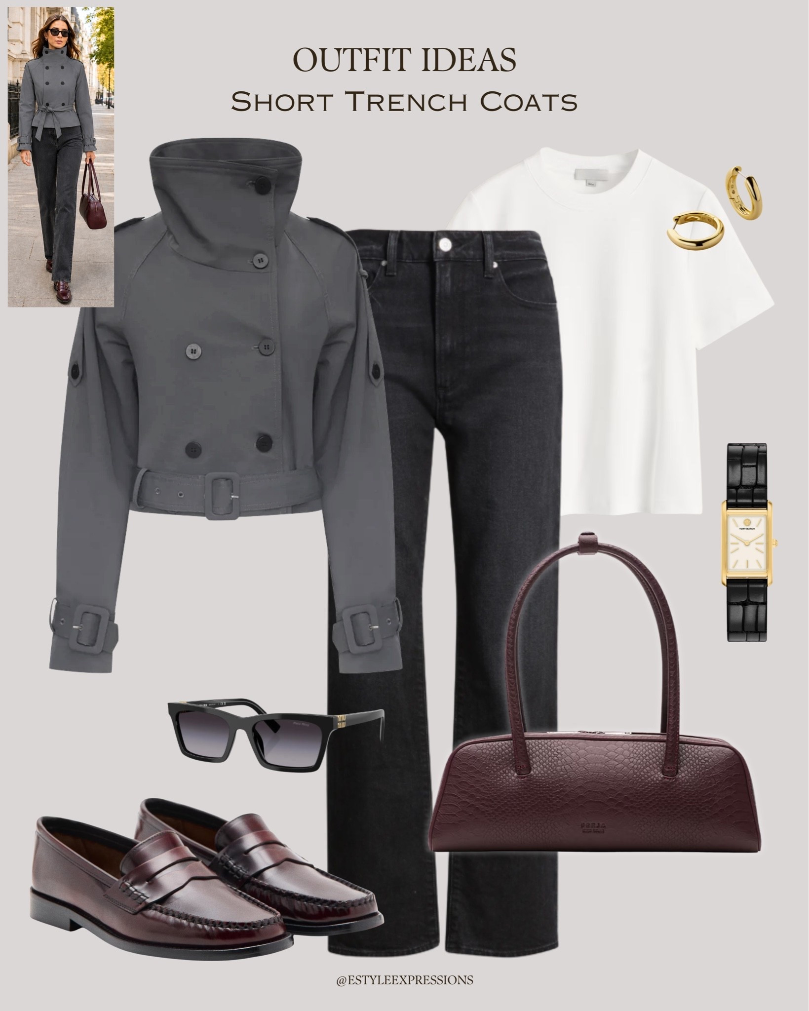 Simple & Chic Outfits with Short Trench Coats!🤎🍂

#LTKautumn #LTKttansitional

#LTKjeans