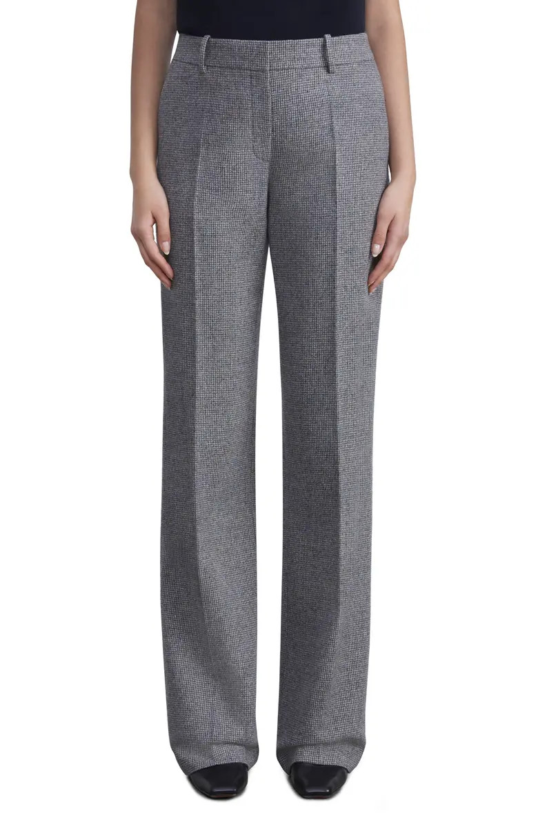 Lafayette 148 New York Gates Straight Leg Wool Blend Pants | Nordstrom | Nordstrom
