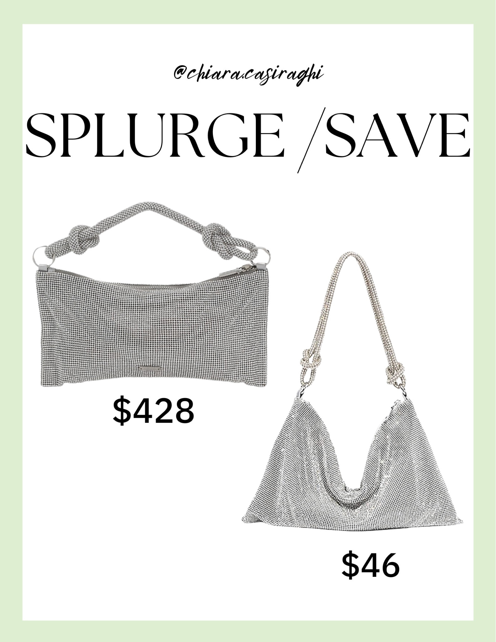 Cult Gaia, designer bag, designer style, designer look, crystal bag, evening bag, purse. Designer for less, Amazon, black tie, wedding. 

#LTKstyletip #LTKSeasonal #LTKunder50