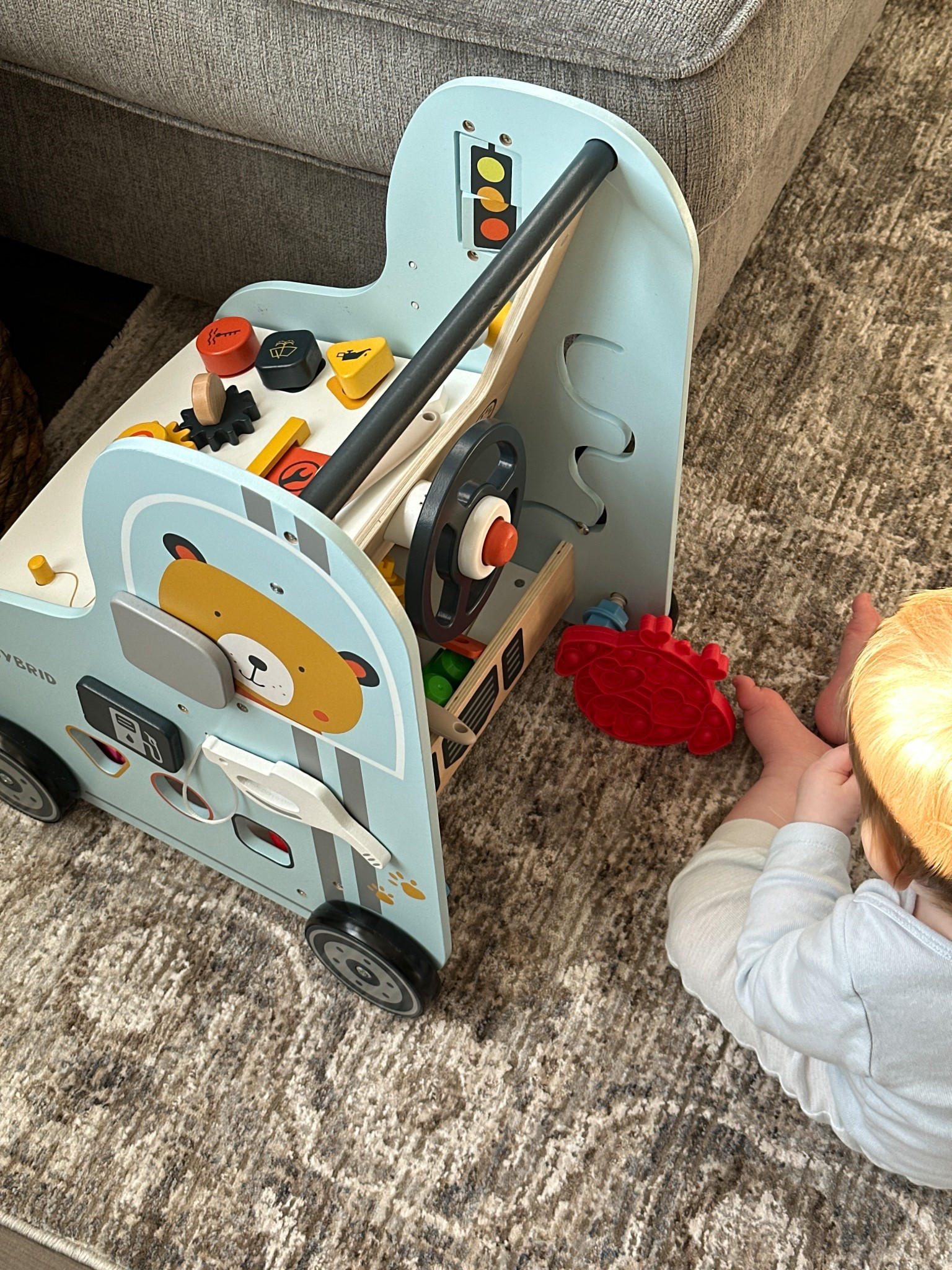 Ok I think I found the best toy for a one year old boy! This wooden push car has been so entertaining for our little one 🚙  literally 3 months in and he still uses it everyday!! 

#LTKdayinmylife #LTKBaby #LTKmomlife
