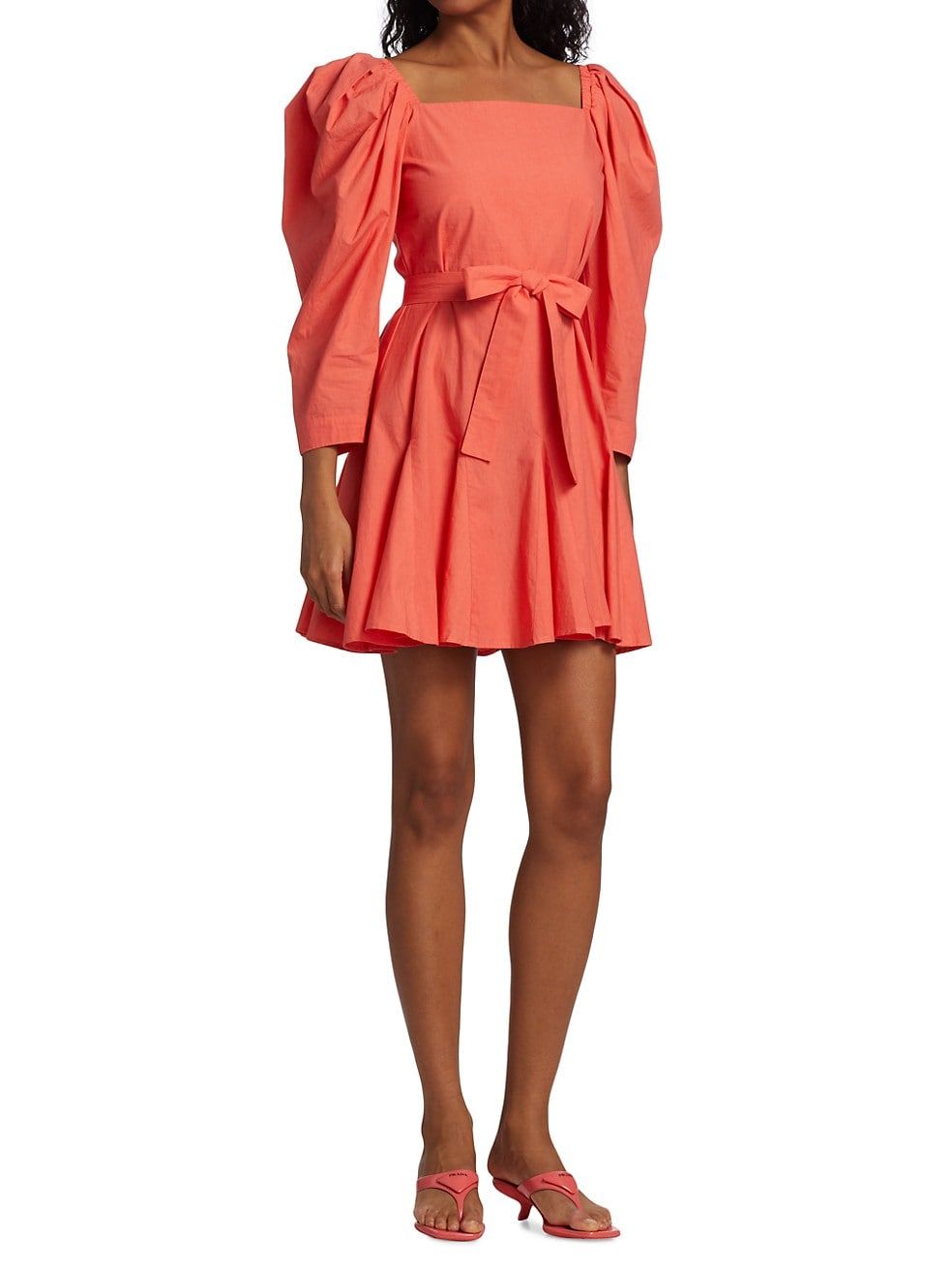 Anais Belted Cotton Dress | Saks Fifth Avenue