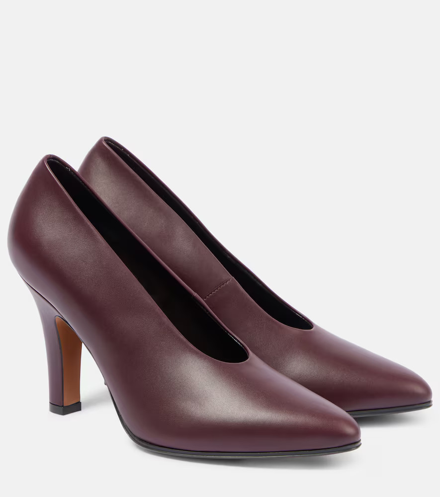 The Row Escarpins Prudens en cuir | Mytheresa (INTL)