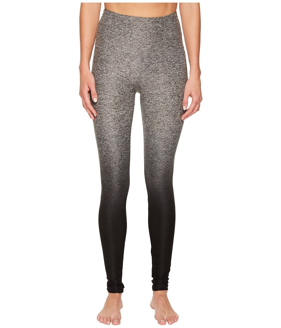 Beyond Yoga - Ombre High-Waisted Long Leggings (Black Ombre) Women's Workout | Zappos