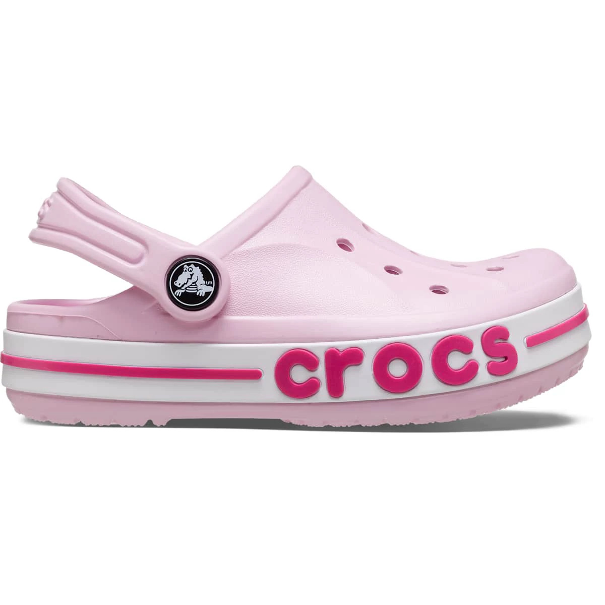 Crocs Kids Bayaband Clogs, Ballerina Pink/Candy Pink, C13 | Target
