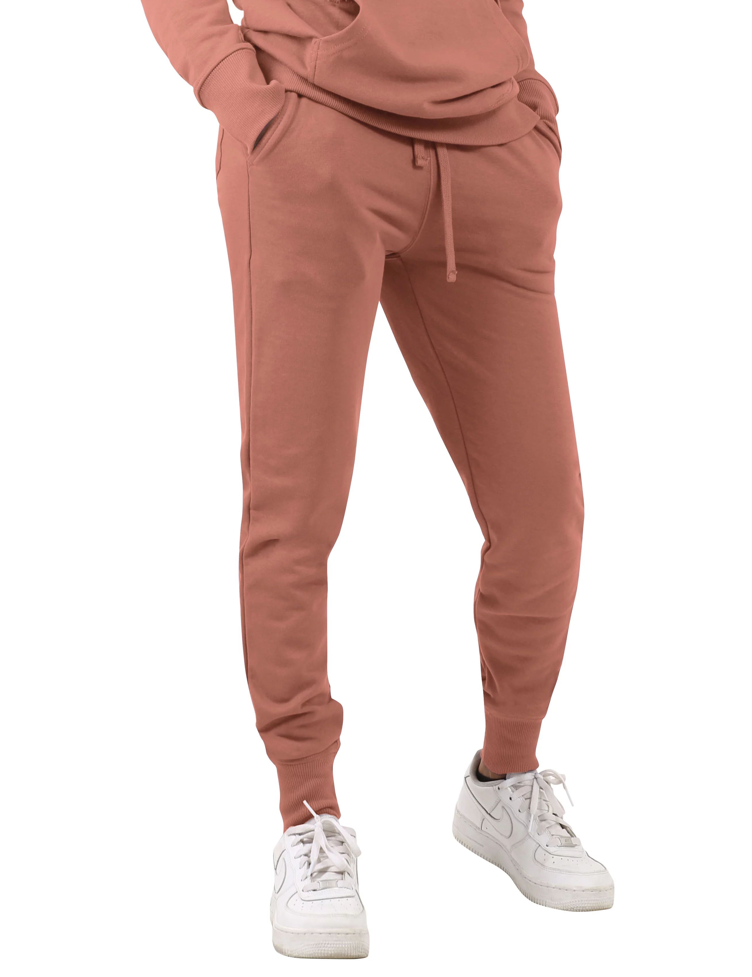 Ma Croix Womens Premium French Terry Joggers Wrinkle Resistant Sweatpants | Walmart (US)