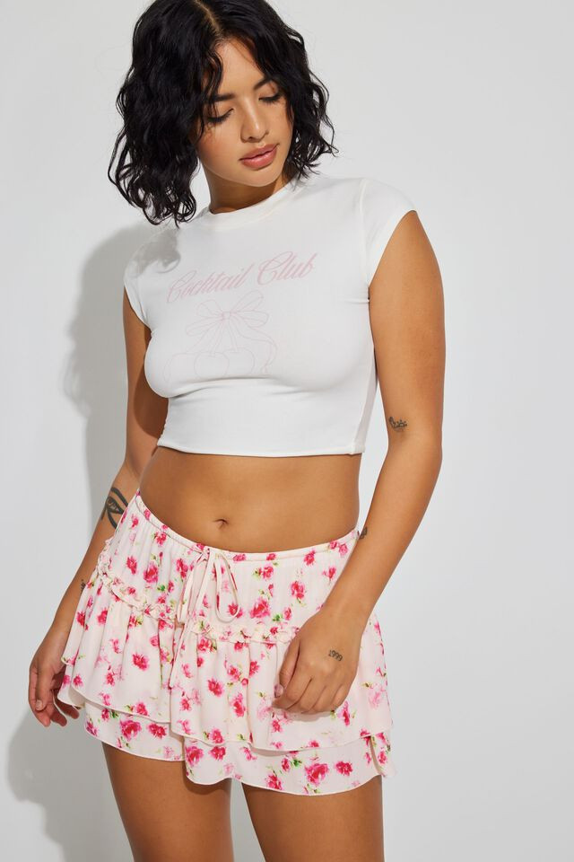 Tiered Mini Skort | Garage Clothing