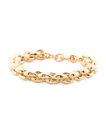 Made In Italy 14k Gold C Link Bracelet | TJ Maxx