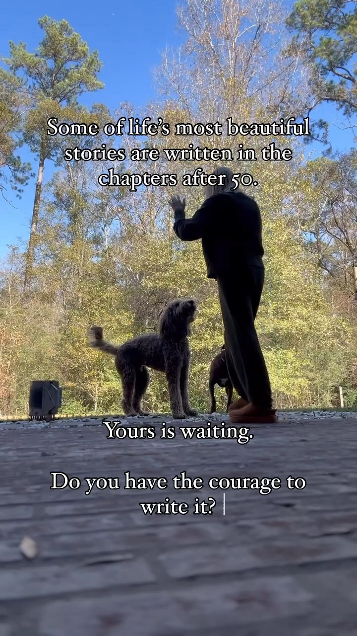 It’s true that some of life’s most beautiful stories are written in the chapters after you turn 50.

We get the opportunity to move forward with the wisdom we’ve gained from life’s difficulties.

We get to decide what really matters and focus on that.

We get to wear whatever we want and decide to make peace with our bodies and with whatever demons we’ve fought.

We get to be free.

I am cheering for you and am glad you are here.

XO, Lauren



#LTKOver40 #LTKMidsize #LTKStyleTip