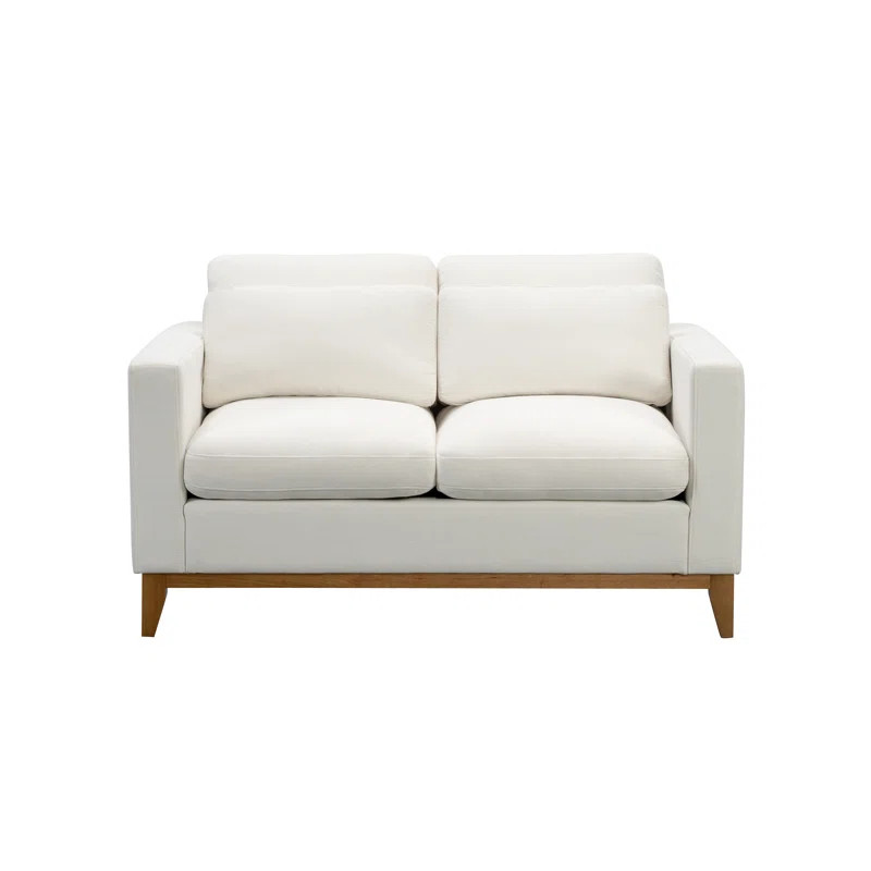 Lushana 58'' Square Arm Loveseat with Reversible Cushions | Wayfair North America