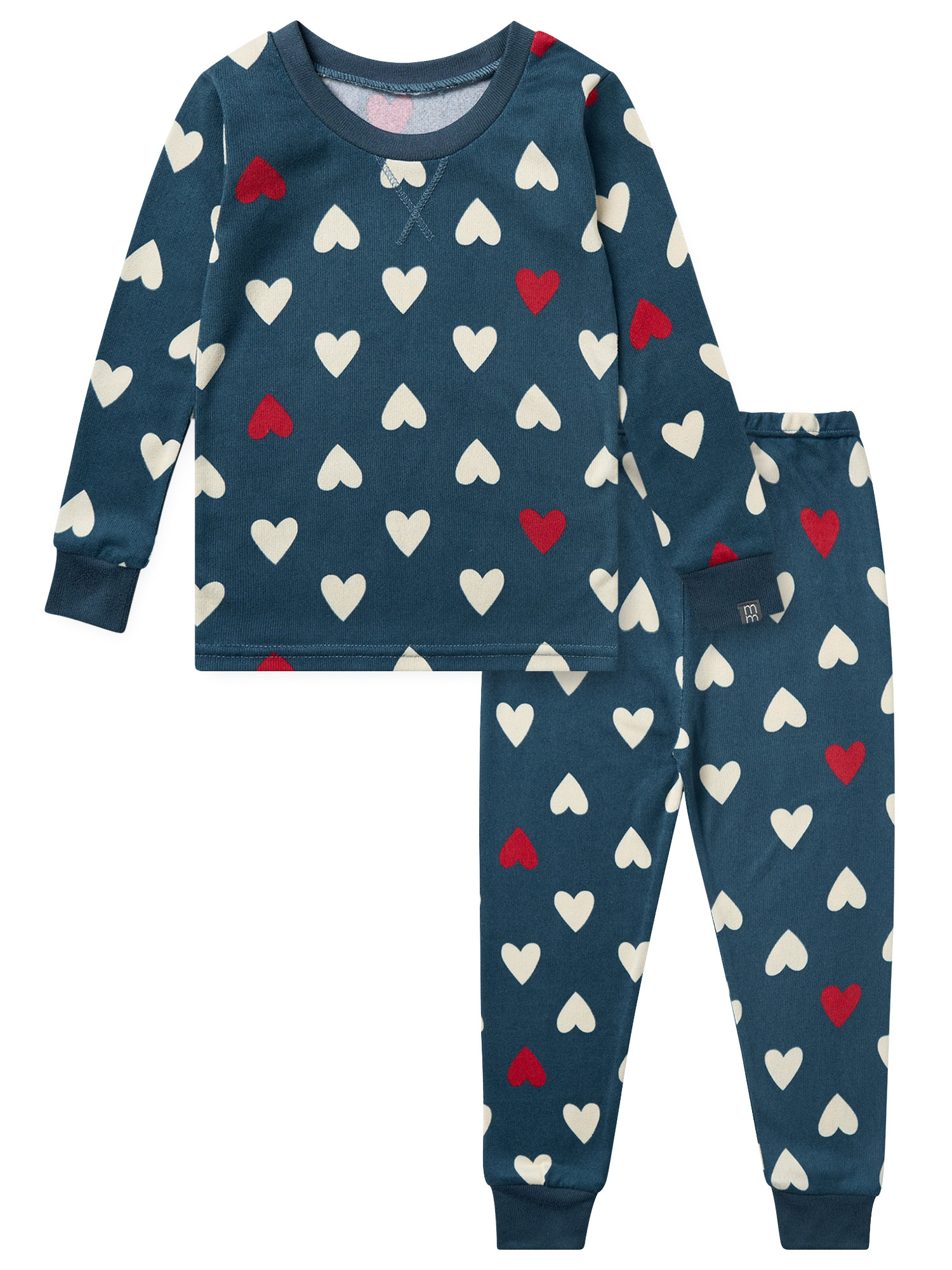 Modern Moments by Gerber Toddler Neutral Valentine´s Day Super Soft Pajama Set, 2-Piece, Sizes 1... | Walmart (US)
