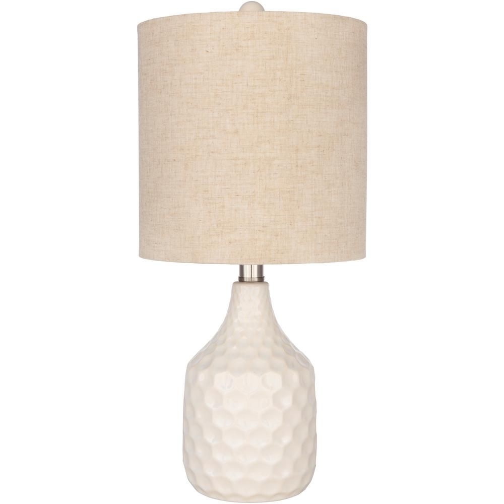 Artistic Weavers Cian 18.5 in. White Glazed Indoor Table Lamp | The Home Depot