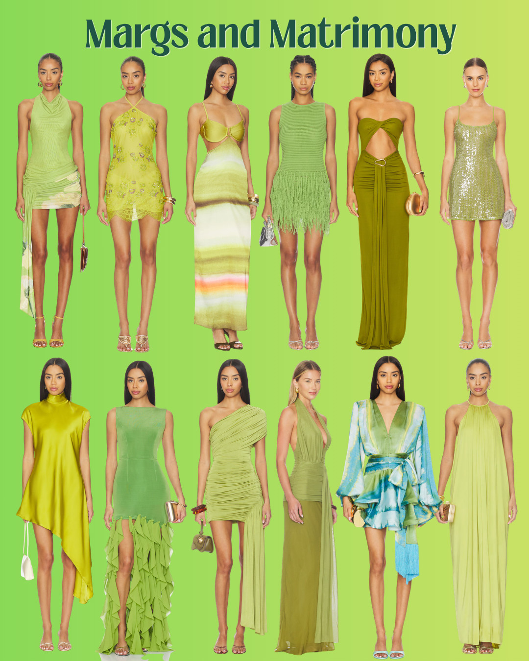 One margarita closer to "I do" 🍋🍸✨

Whether you're heading to Cabo, Scottsdale, Tulum, or your favourite beach town, this Margs & Matrimony theme is the perfect mix of fun and elevated. Think breezy matching sets, linen pieces, pops of citrus, vibrant greens, and effortless outfits made for sipping margaritas in the sun.

From poolside happy hour to taco nights and rooftop cocktails, these are the outfits you'll want to pack for the ultimate bach weekend. 💚

Shop my favourite Margs & Matrimony outfits

 

 #LTKcanada #LTKdresses #LTKpartywear