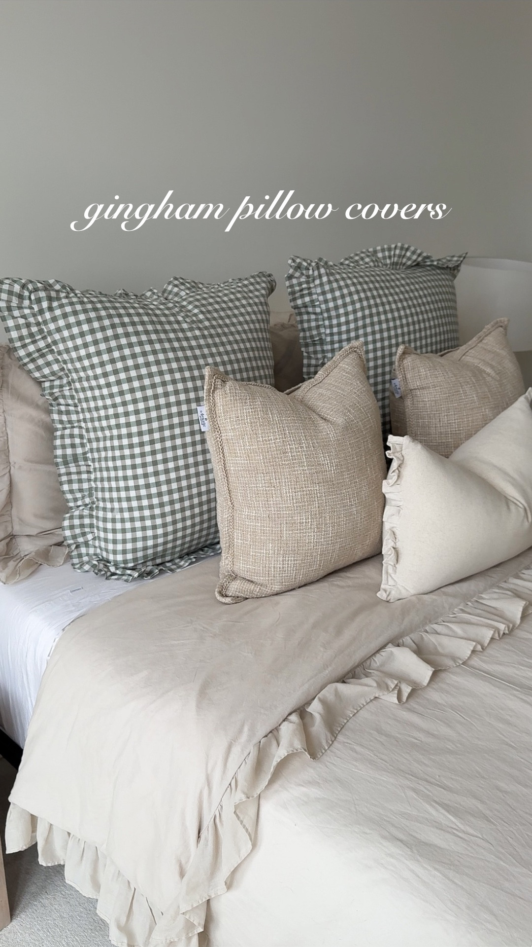 These ruffle gingham pillow covers are the perfect way to refresh for spring bedding!


#LTKSeasonal #LTKSaleAlert #LTKHome