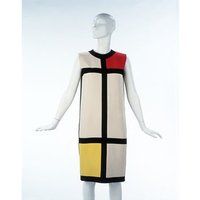 Mondrian Dress, Mod 1960S Round Collar Summer Dress | Etsy (US)