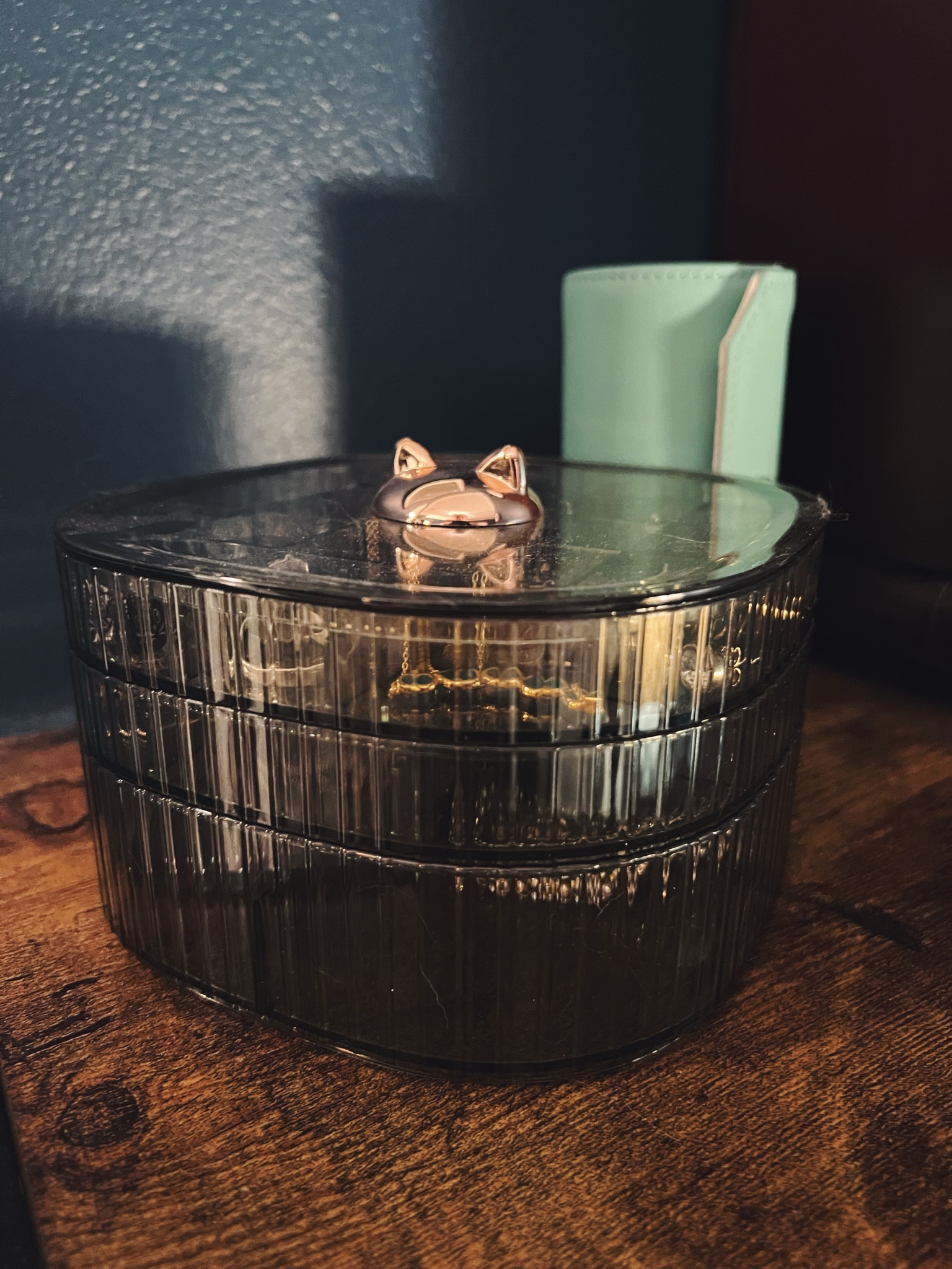 This cute little 3-level jewelry box was a great deal on Amazon even before Black Friday and now it’s under $15! Plus, it’s green and cat themed - just perfect 💚😻

#LTKHoliday #LTKGiftGuide #LTKFindsUnder50