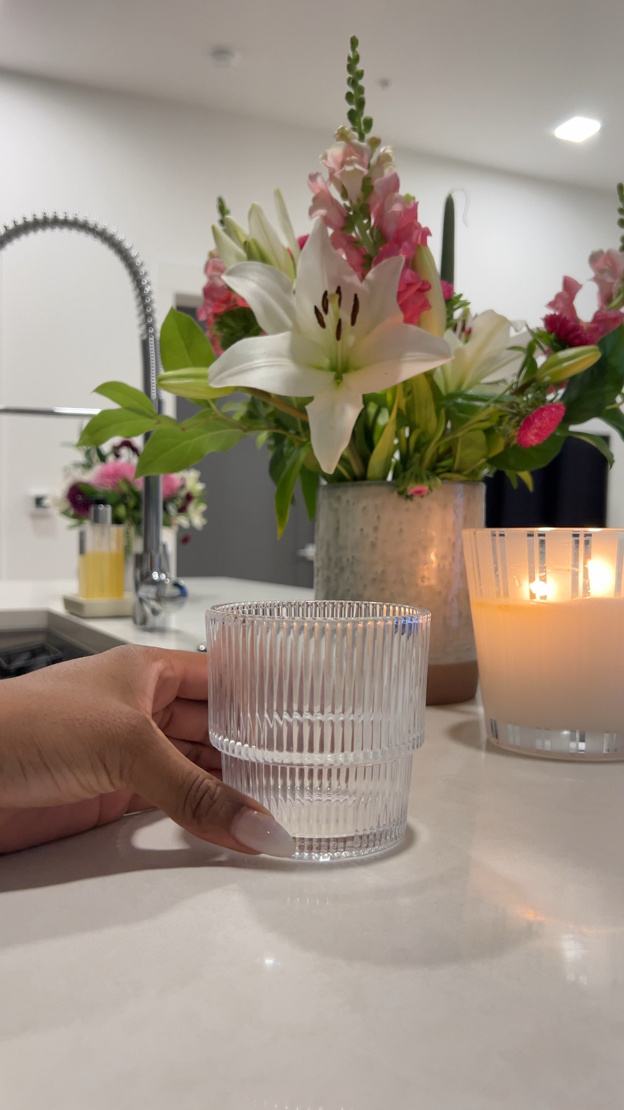 obsessed with crate and barrel glassware so much 🤍

#LTKhome