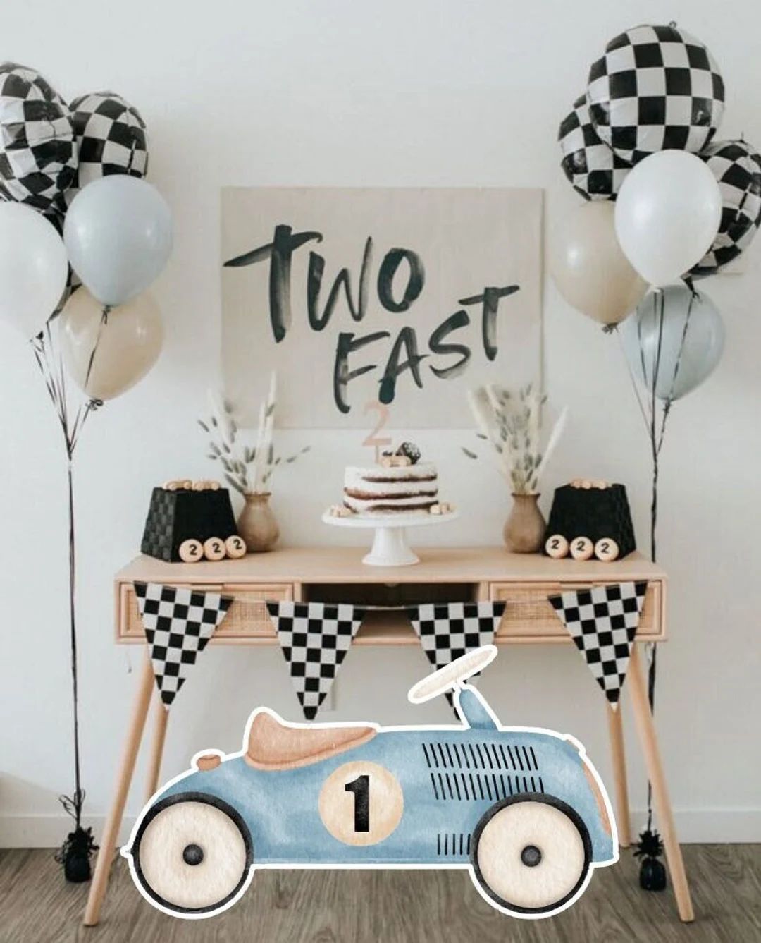 BIG DECOR Number to Edit Race Car Second Birthday Racing: Cutout Birthday Cutout Decor Baby Showe... | Etsy (US)
