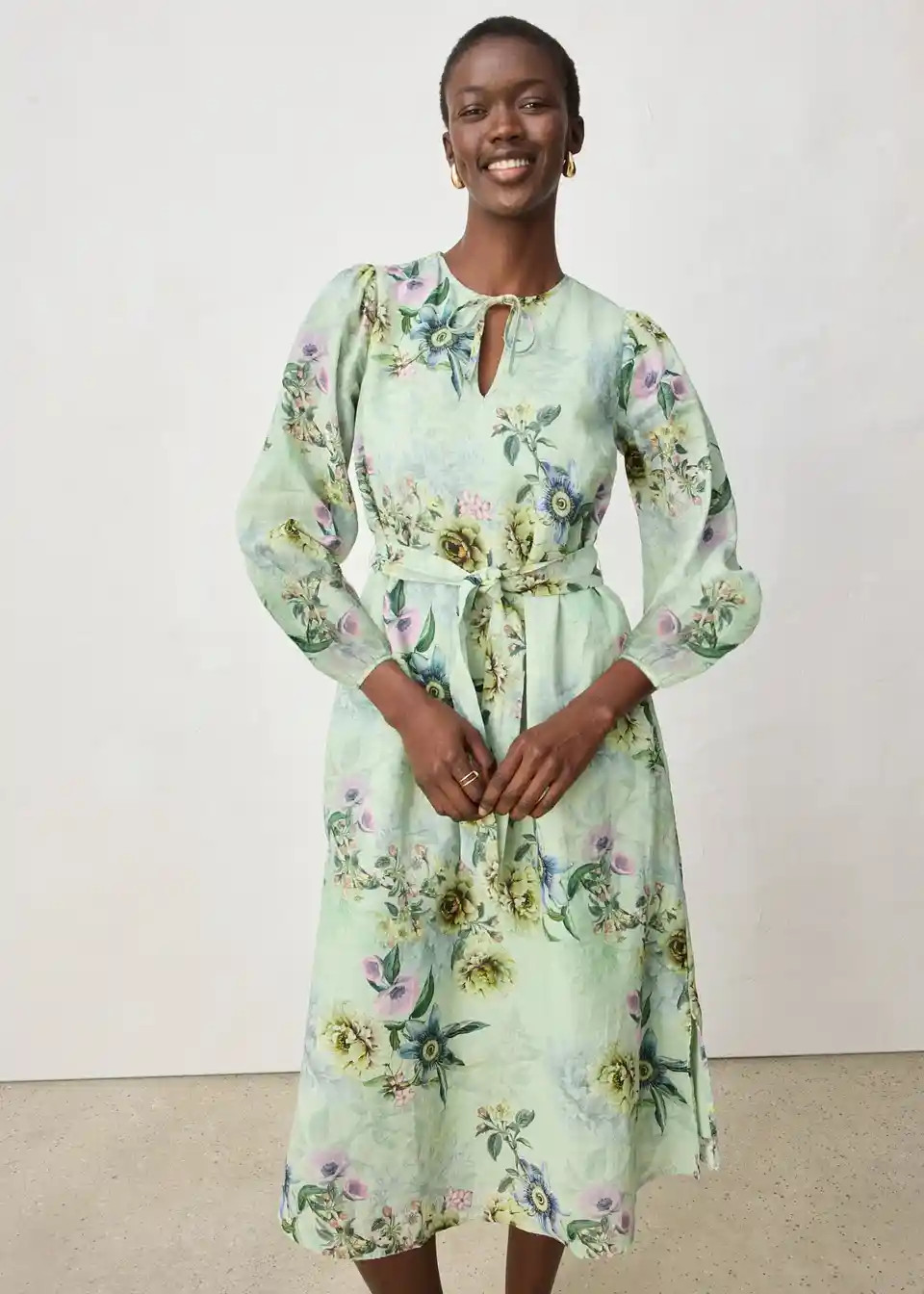 Maxikleid aus Ramie | Bonprix DE
