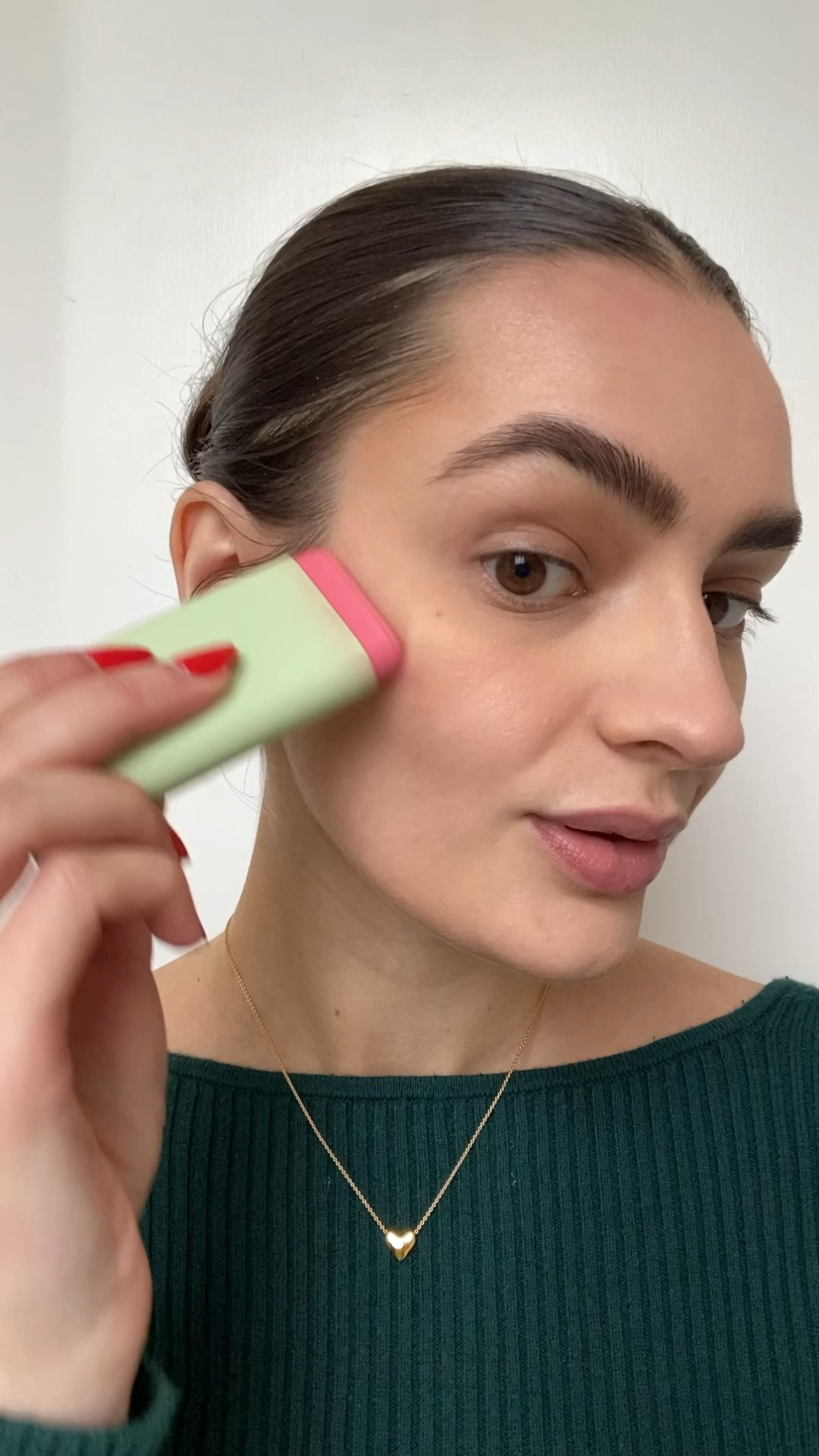 My current daily makeup, no foundation and minimal products for a simple daily makeup look. 
Products used:
Lancôme teint idole concealer (shade 02)
Laura Mercier loose setting powder
Benefit gimme brow+ (shade 04)
Pixi on-the-glow bronze (shade soft glow)
Pixi on-the-go blush (shade fleur)
Tweezerman eyelash curlers
Lancôme lash idôle waterproof mascara
Maybelline lip gloss (shade ice)

#LTKunder50 #LTKbeauty