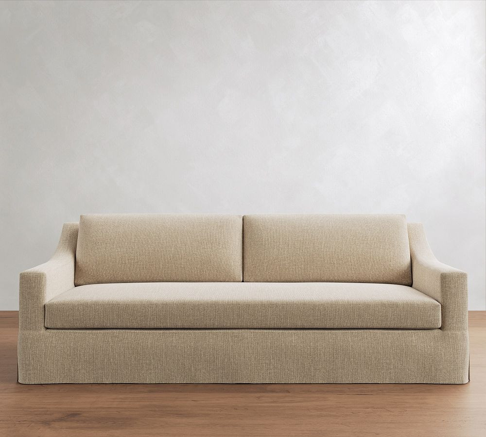 York Slope Arm Slipcovered Sofa (60"-108") | Pottery Barn (US)