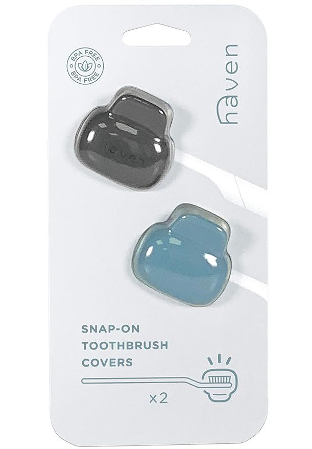 Haven Toothbrush Cover - Fits Electronic and Manual Toothbrushes - Toothbrush Case Holder for Tra... | Amazon (US)