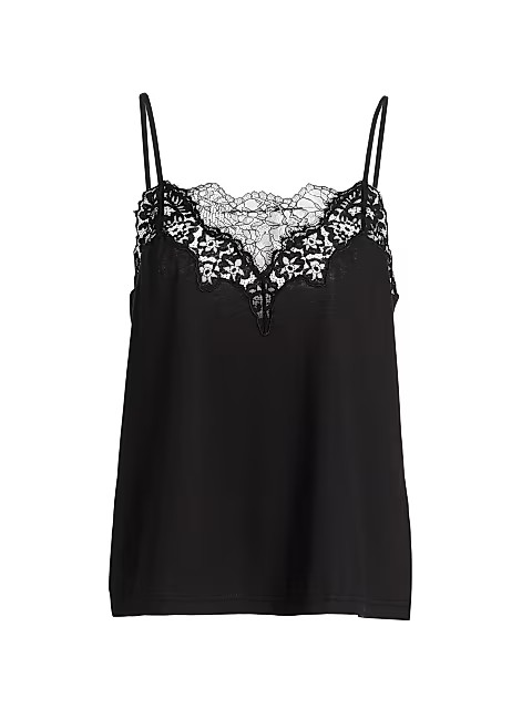 Candice Lace-Trim Jersey Camisole | Saks Fifth Avenue