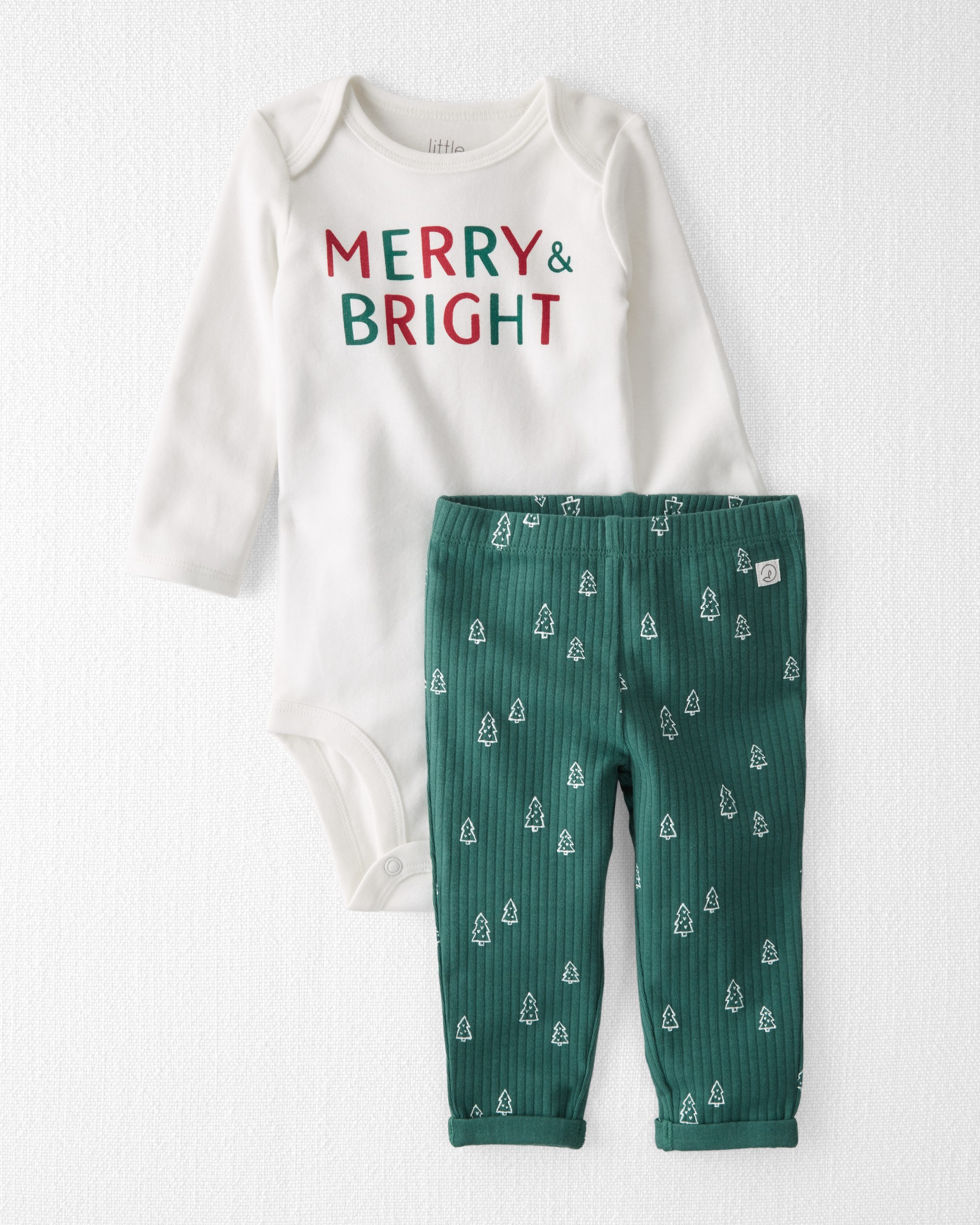 2-Piece Organic Bodysuit Pant Set | Carter's