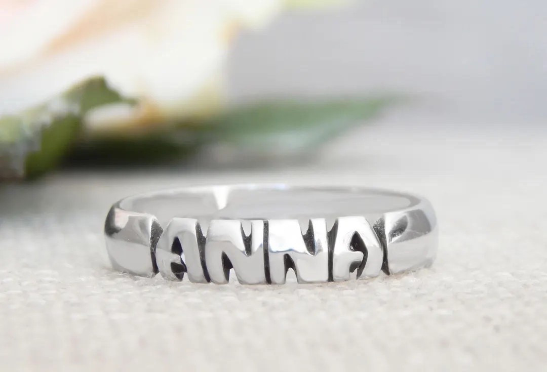 Sterling silver name ring. #ltk #ad

#LTKBeauty