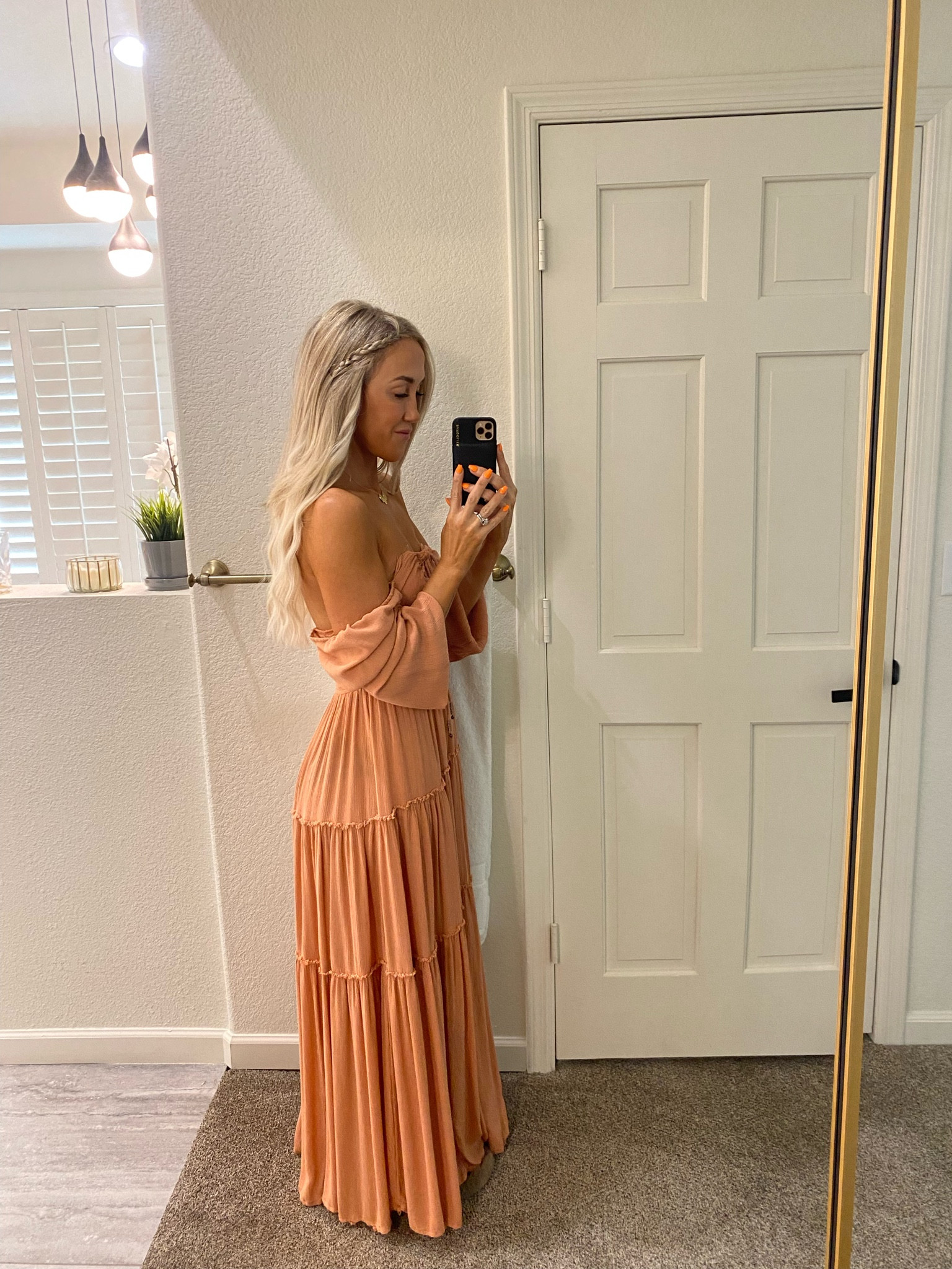 leo lin rayna maxi dress Leo Lin Rayna Appliqué Floral Bustier Maxi Dress