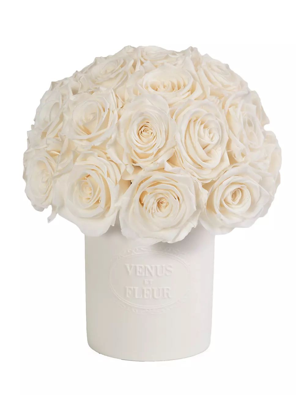 Fleura Eternity Rose Porcelain Vase | Saks Fifth Avenue