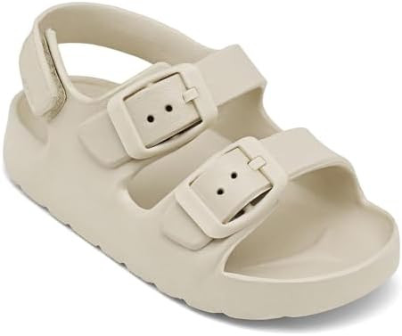 ChayChax Toddler Boys Girls Double Buckle Sandals Children's Adjustable Back Strap Water Sandal | Amazon (US)