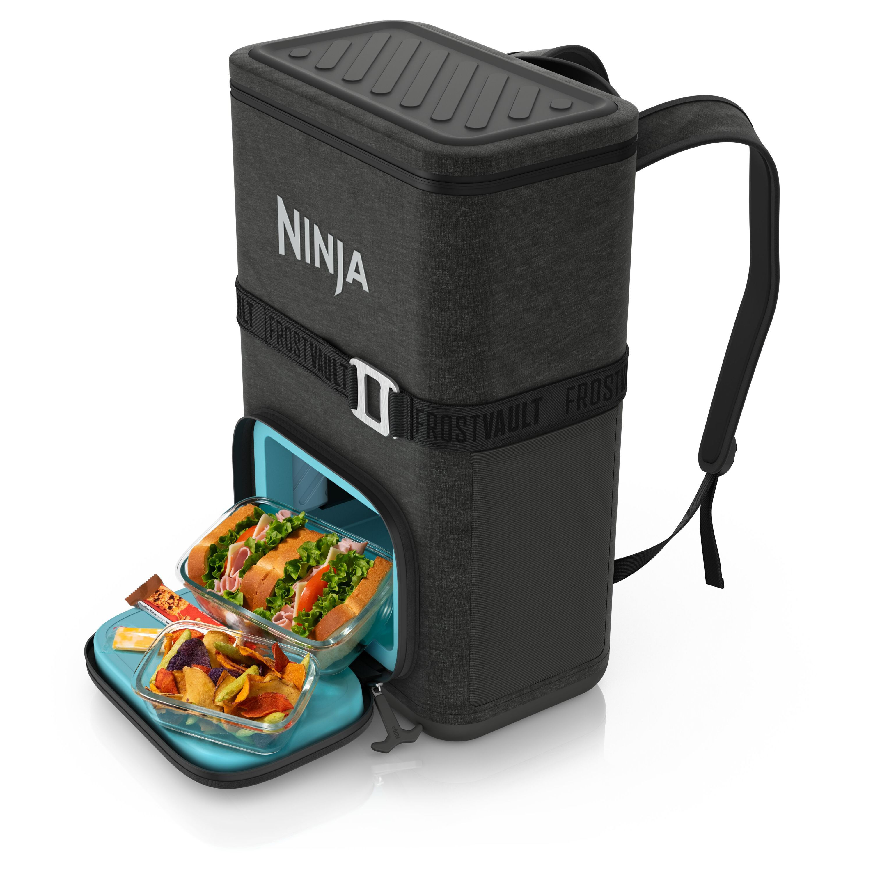 Ninja FrostVault Go Charcoal Gray 24 Cans Soft Insulated Backpack cooler one_size | FF124CG | Lowe's