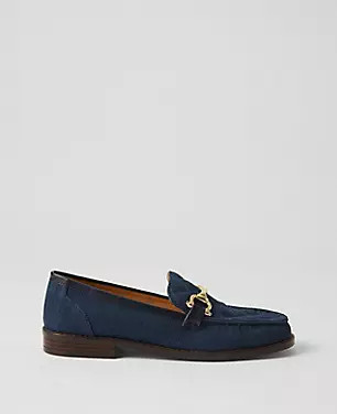 Horsebit Denim Loafers | Ann Taylor