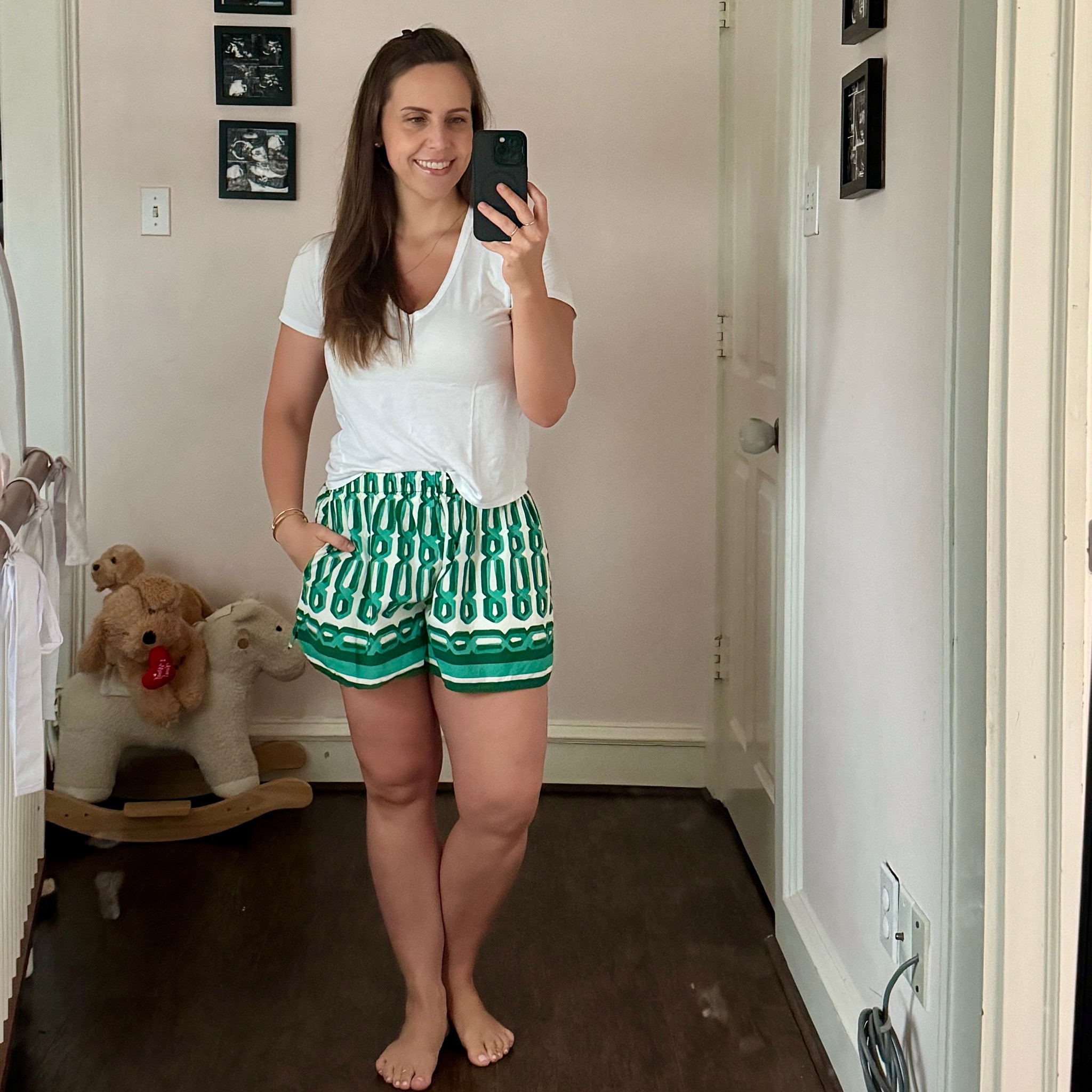 Love a printed short for a preview to Spring! Wearing a size medium  

#LTKPetite #LTKootd #LTKBump