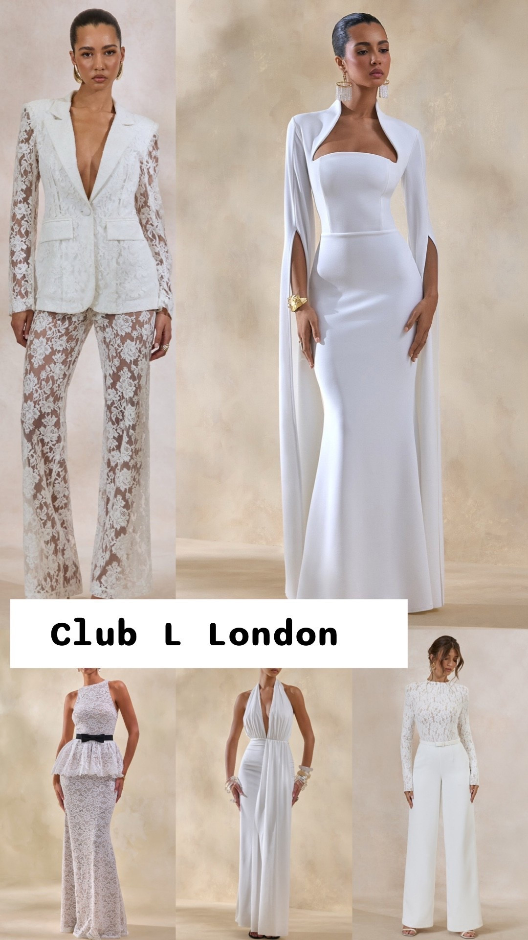 Affordable, trendy bridal wear at Club L London. 

Reception dresses, bride wedding dresses, courthouse elopement dresses, long white dresses, minimalist wedding dresses, or micro wedding dresses, white suit, white jumpsuit, bridal separates.

#LTKWedding #LTKSeasonal