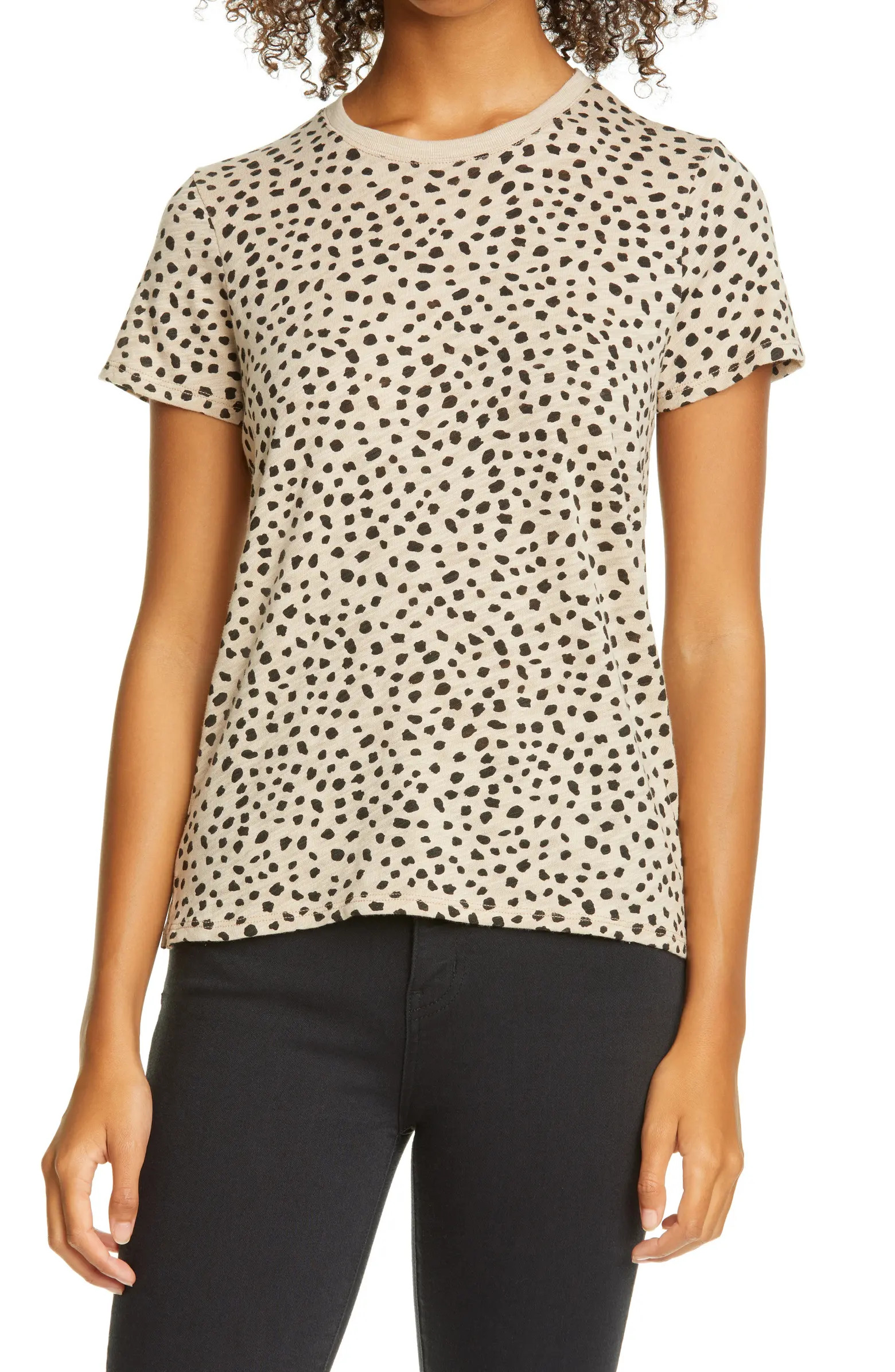 Schoolboy Cheetah Print Slub Cotton Tee | Nordstrom