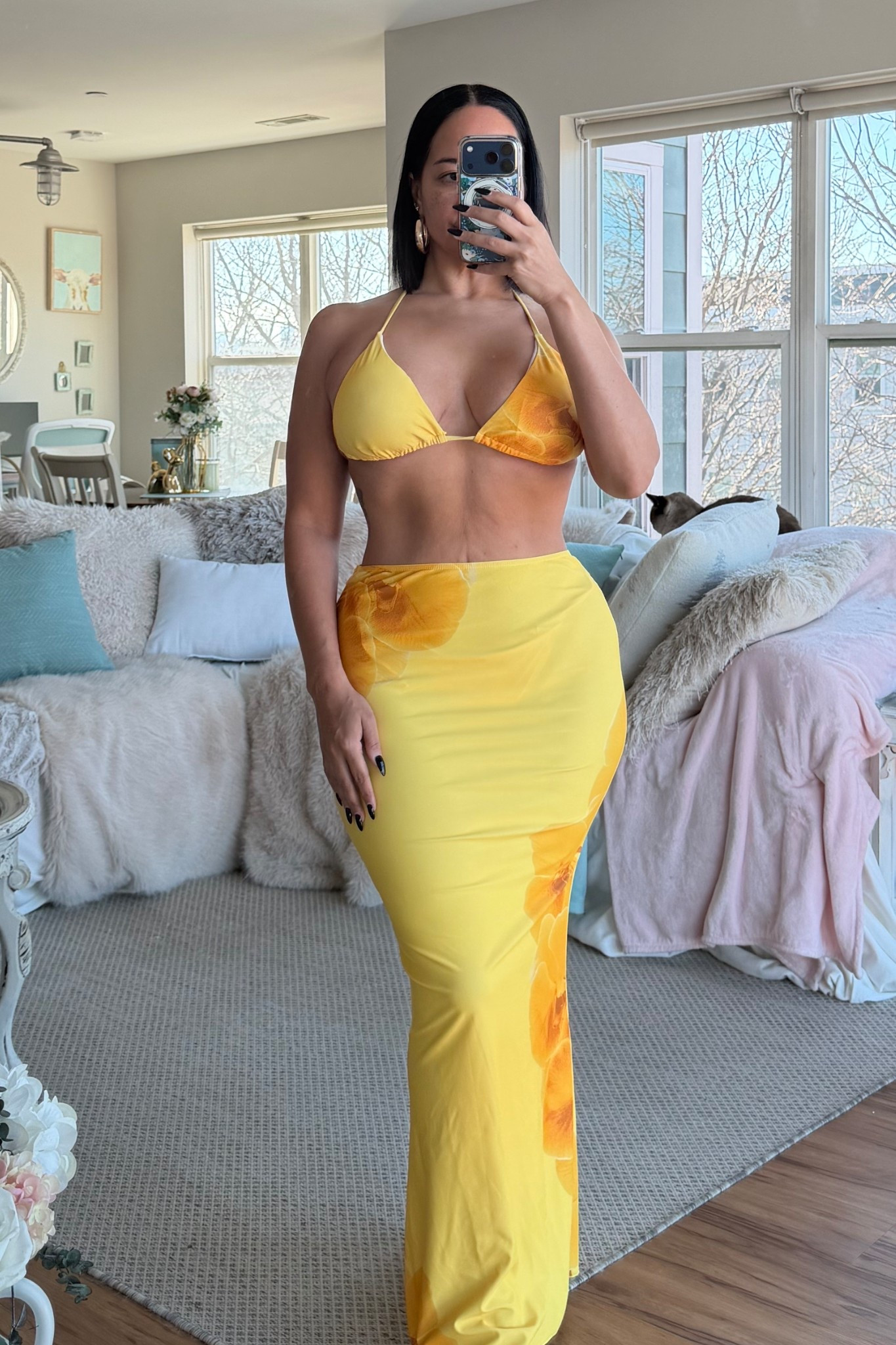 RESORT SWIMWEAR 👙 Three piece swimsuit - bikini + swim cover up skirt 💛 Wearing a L!

32DD
27.5” Waist
42.5” Hip
5’3

#LTKOver40 #LTKPetite #LTKSwim