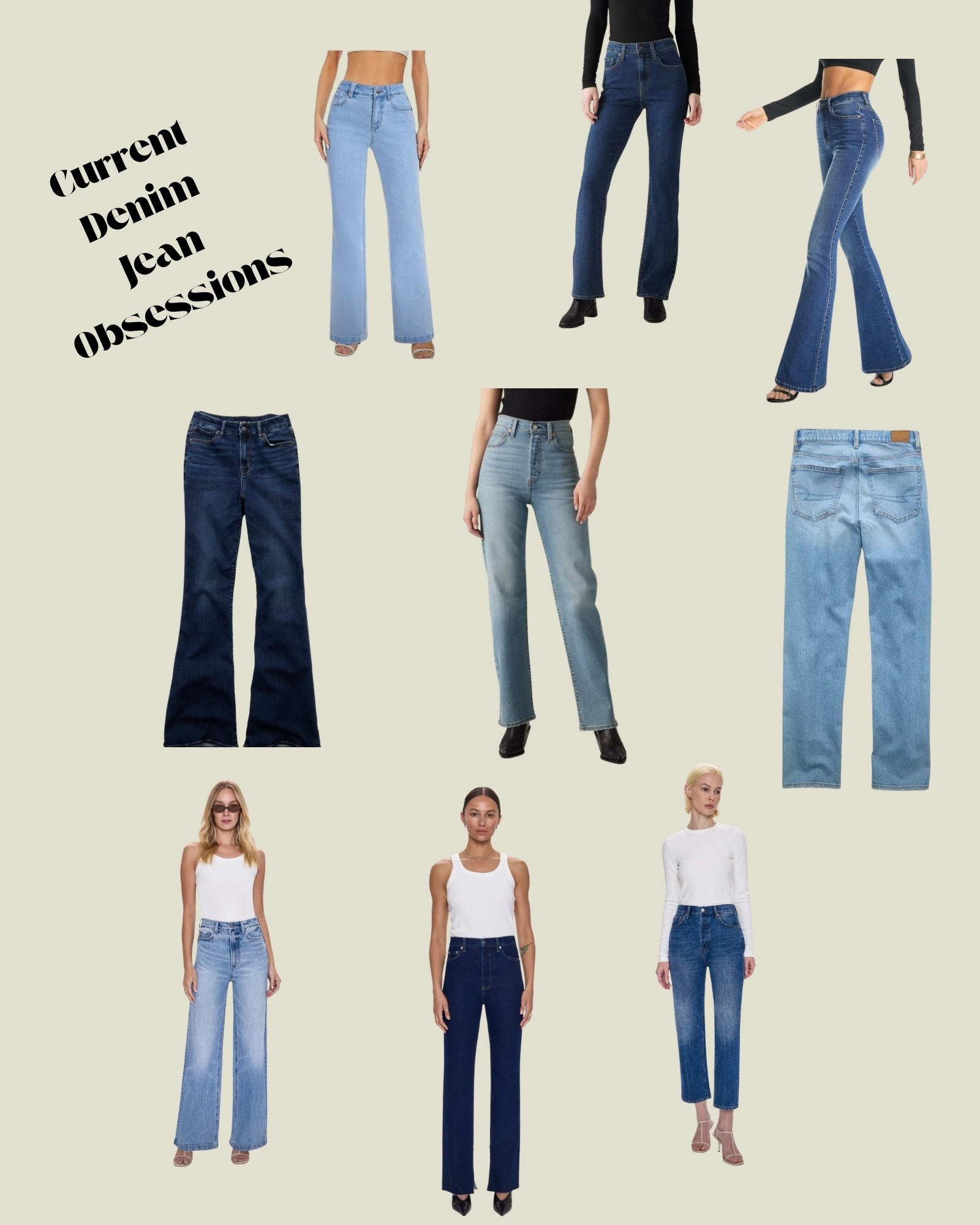 It’s officially JEAN SZN ladies, and I’m sharing my absolute tried and true current favorite styles — all different price points so you decide if you want to save or splurge a little! 😘