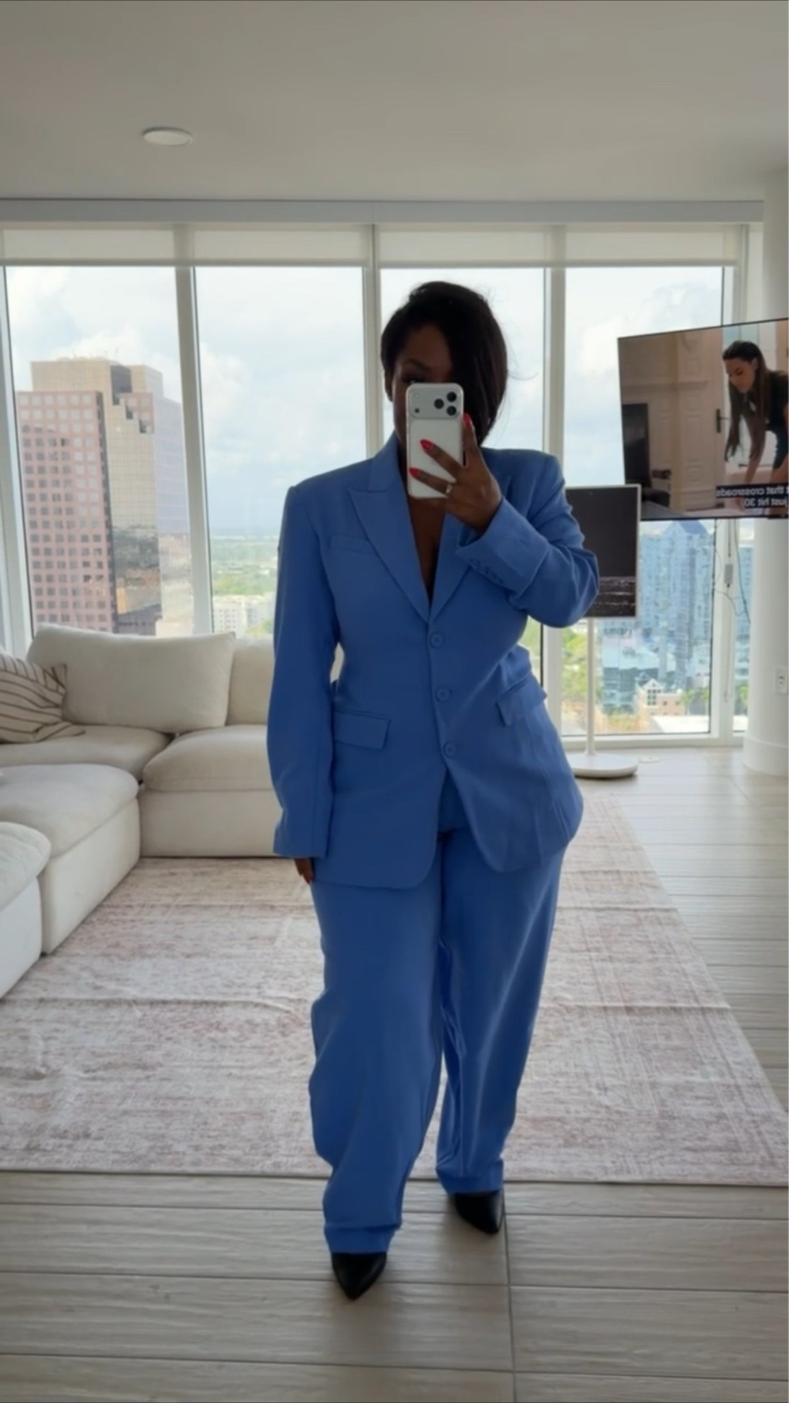 Loving this suit from the Walmart x Devil Wears Prada collab 😍 so chic and modern!! 

Blazer : Size L (would size down for more fitted look

Trousers:  Size 14 (love the fit and shape - definitely needs to be hemmed for us short/petite girlies - I’m 5’0” for reference)

Linking other items I got from the collab below!!

#LTKWorkwear #LTKMidsize #LTKSeasonal