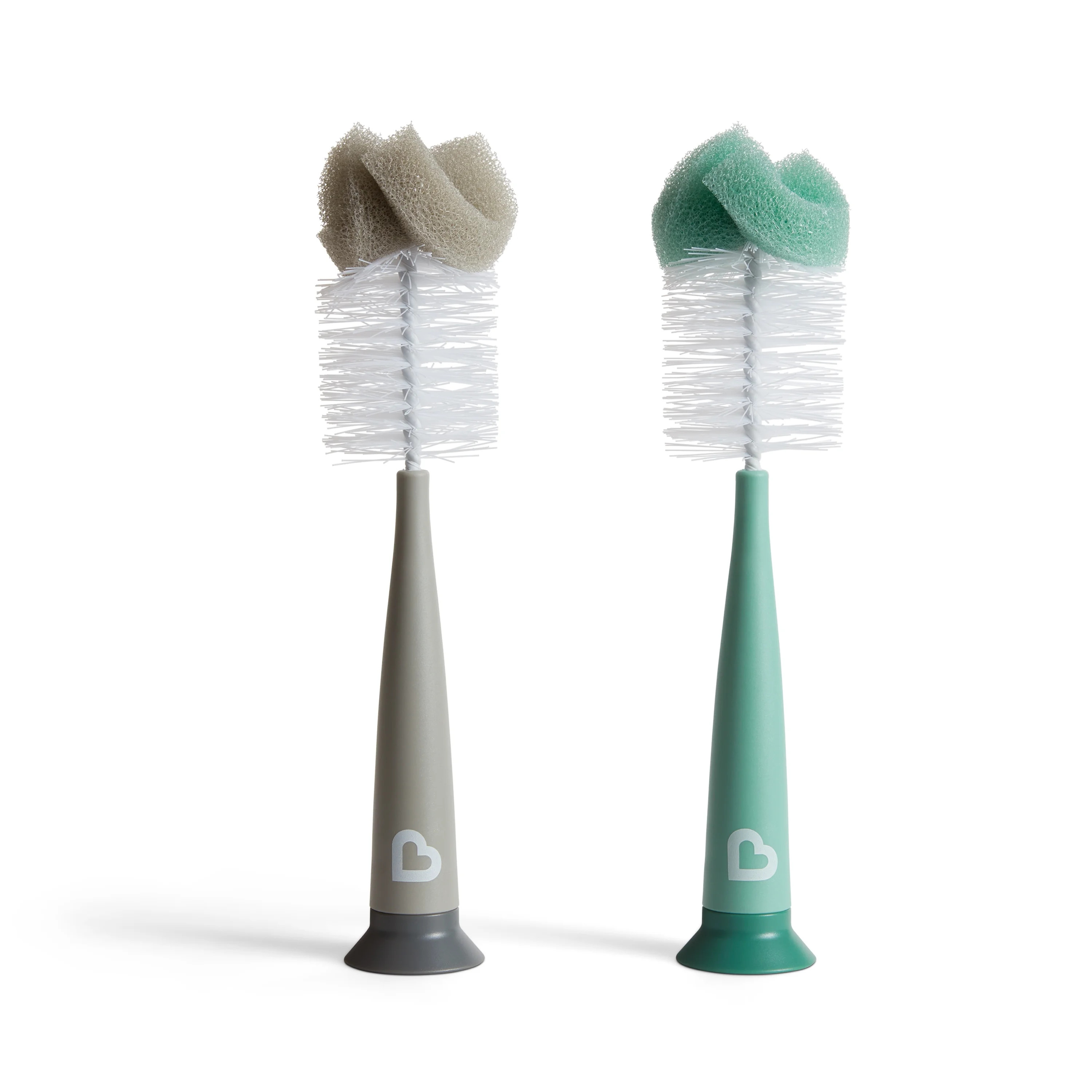 Munchkin® Sponge™ Bottle Brush, Gray/Sage, 2 Pack, Unisex | Walmart (US)